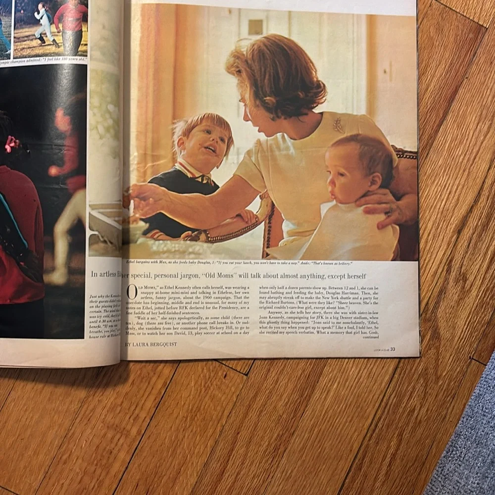 Vintage LOOK Magazine - June 25, 1968 - Ethel Kennedy & Rosemary's Baby